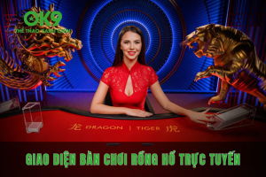 Giao diện bàn chơi Rồng Hổ trực tuyến hiện đại
