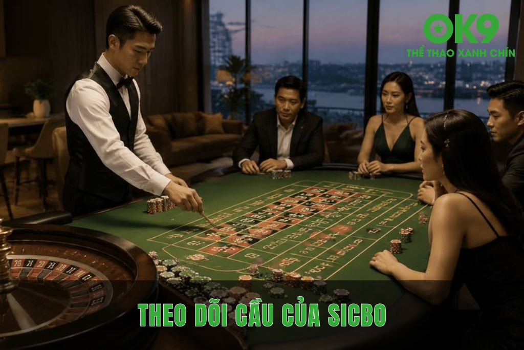 Người chơi theo dõi lịch sử bàn Sicbo trước khi đưa ra quyết định đặt cược.